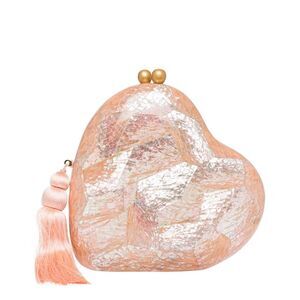 Rafé Love Shell Clutch, Pink